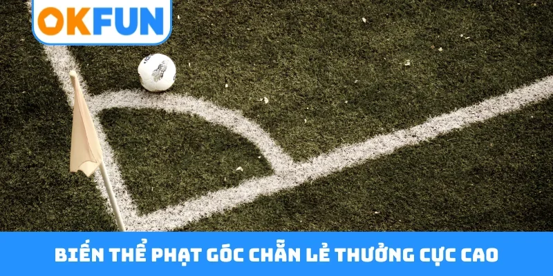 Biến thể phạt góc chẵn lẻ thưởng cực cao