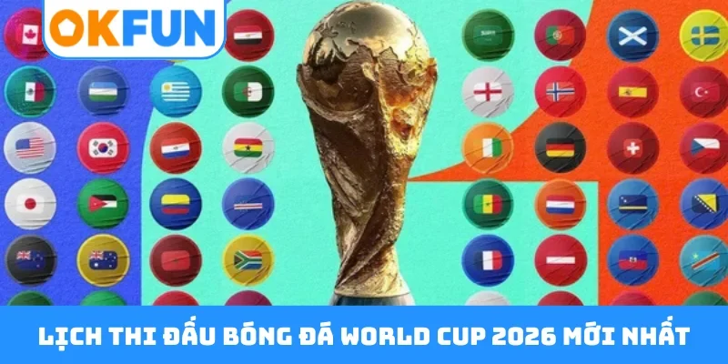 Lịch thi đấu bóng đá World Cup 2026 mới nhất